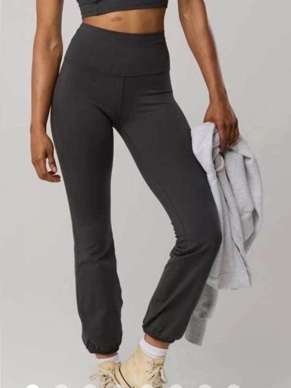OFFLINE by Aerie Black Cinch Ankle Leggings